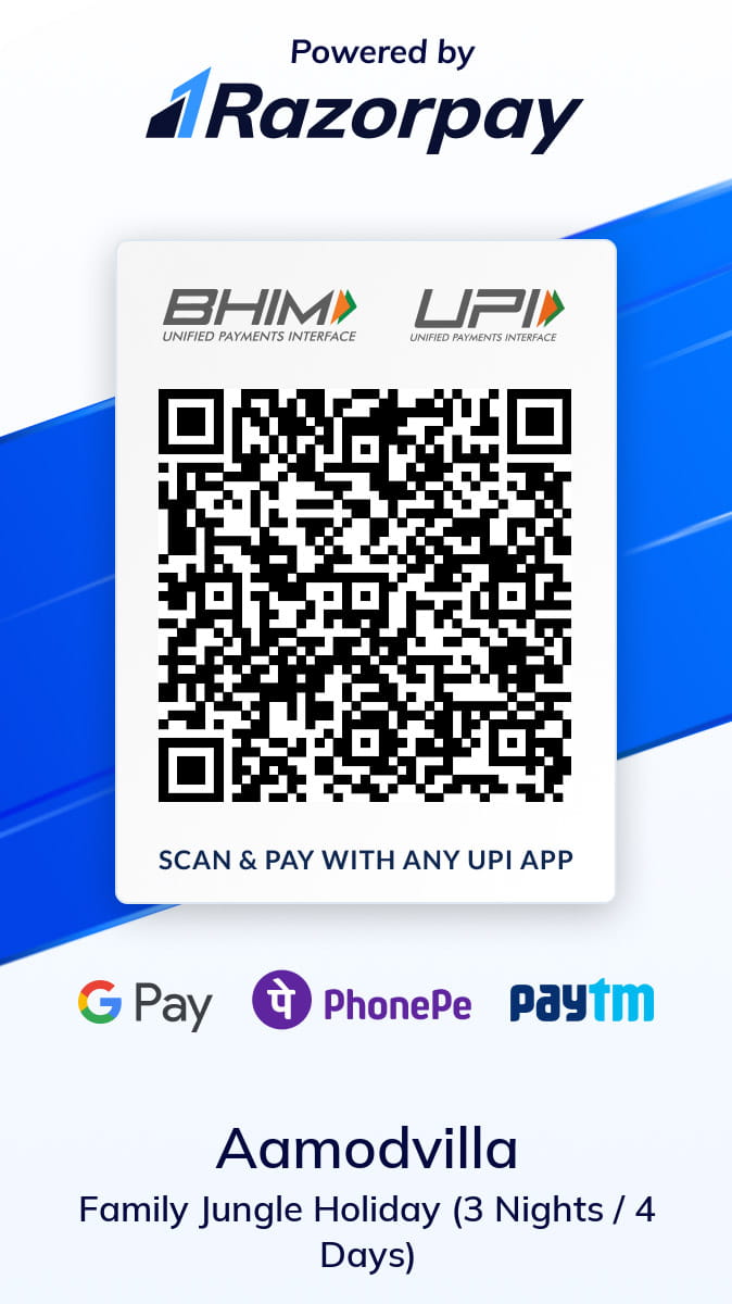 Dhaga qr code rs. 69000 - aamod villa  holiday home