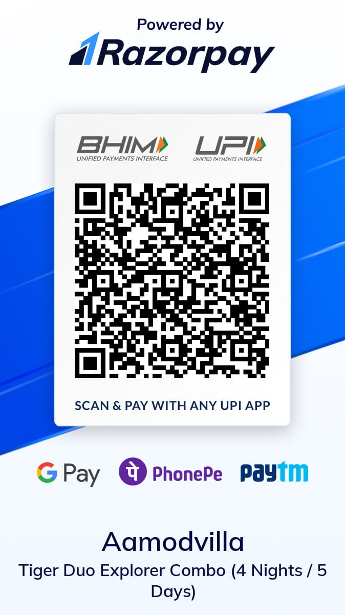 Dhaga qr code rs. 89000 - aamod villa  holiday home