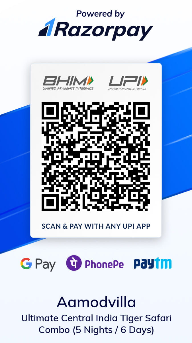 Dhaga qr code rs. 99000 - aamod villa  holiday home