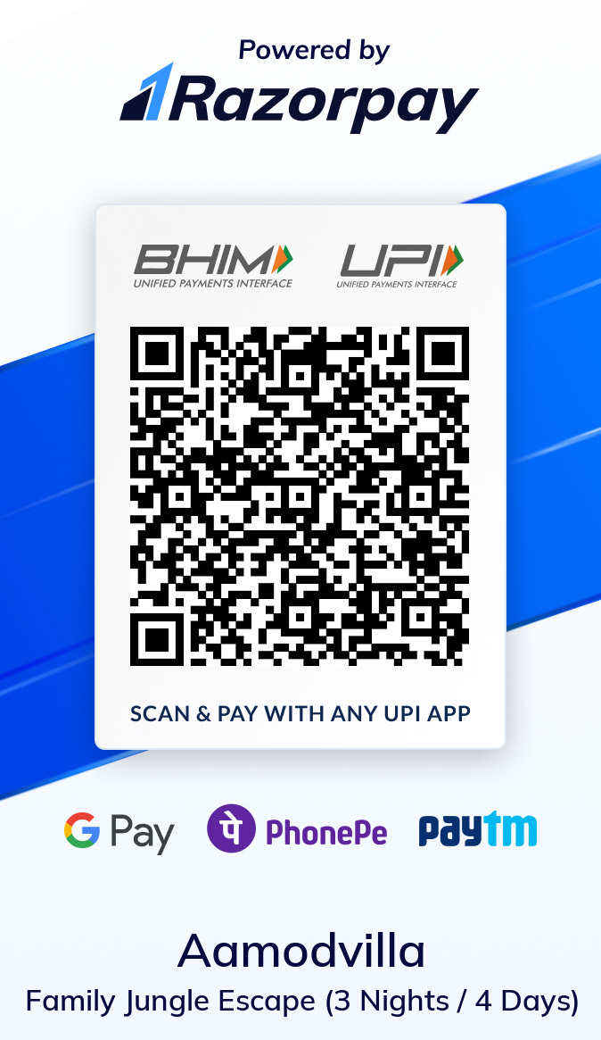 Qrcode rs. 59000 - aamod villa  holiday home